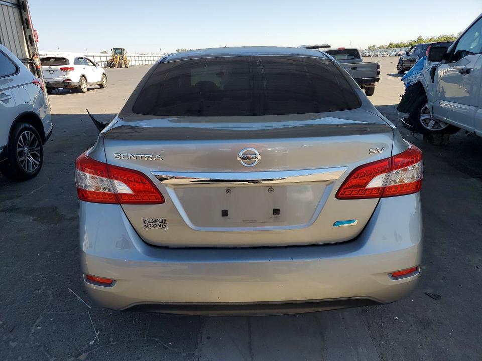 2014 Nissan Sentra VIN 3N1AB7APXEY271957 COPART salvage auction — FRONT END, Ca - Salvage Certificate, sold $850 on 2026-07-02 (photo 6)
