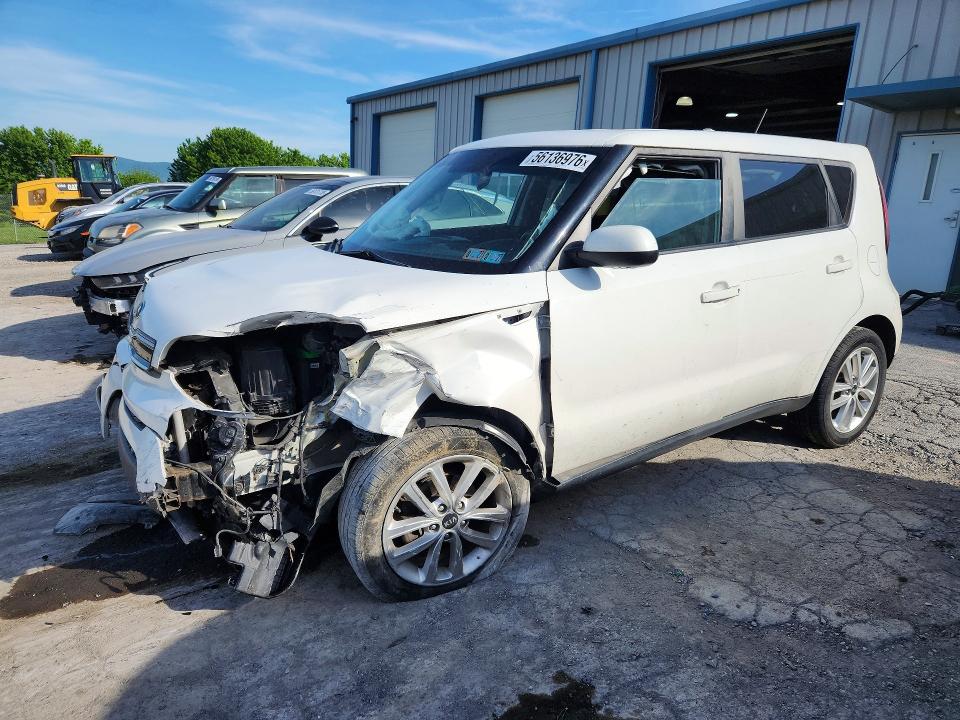 2018 Kia Soul VIN KNDJP3A50J7506822 COPART salvage auction — FRONT END, PA - CERTIFICATE OF SALVAGE, sold $975 on 2026-07-17 (photo 1)