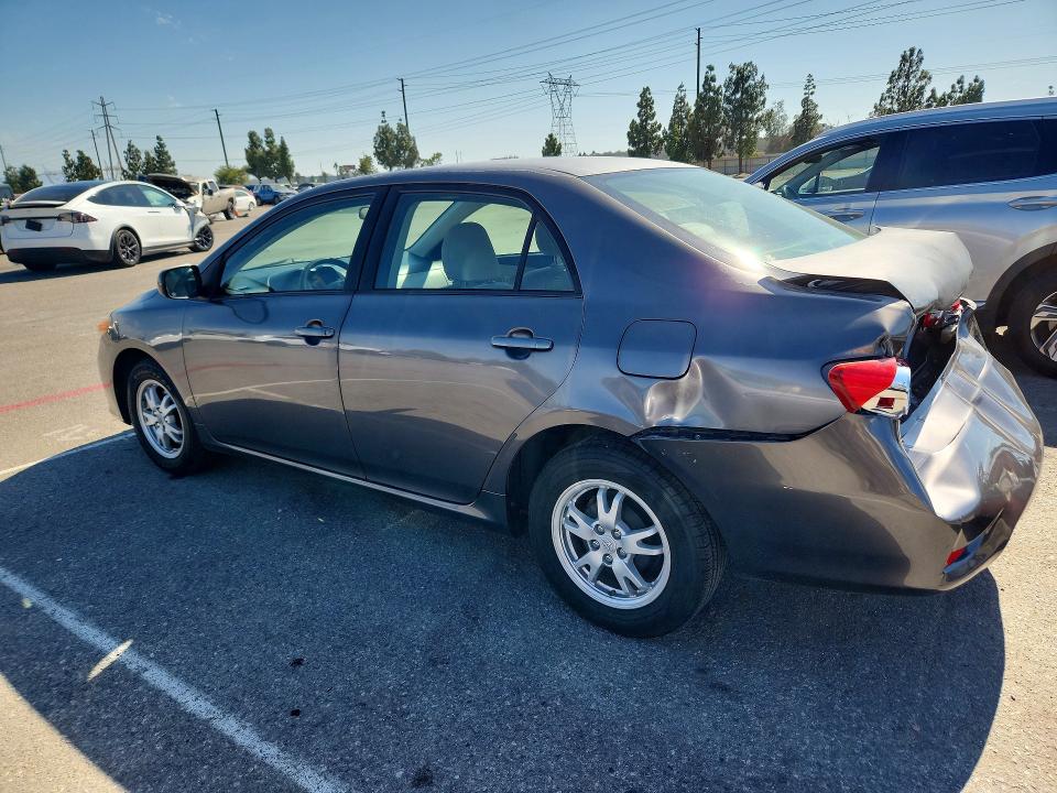 2011 Toyota Corolla VIN JTDBU4EE8BJ090598 COPART salvage auction — REAR END, Ca - Salvage Certificate, sold $475 on 2026-07-28 (photo 2)
