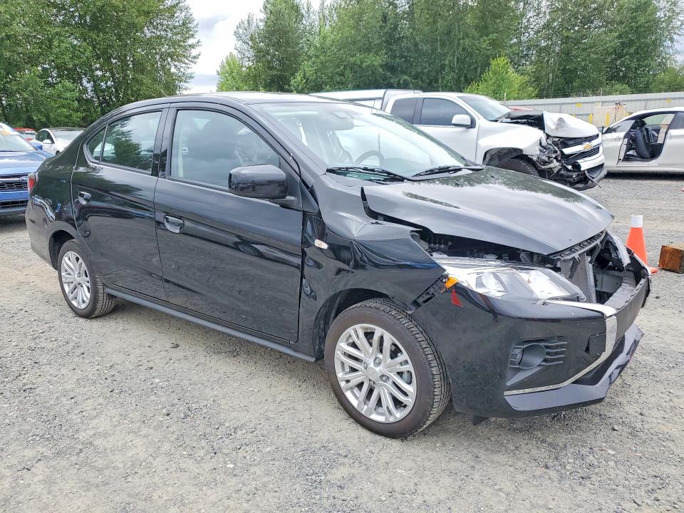 2024 Mitsubishi Mirage VIN ML32FUFJ8RHF06436 COPART salvage auction — FRONT END, Wa - Bill Of Sale, sold $2,550 on 2026-07-13 (photo 4)