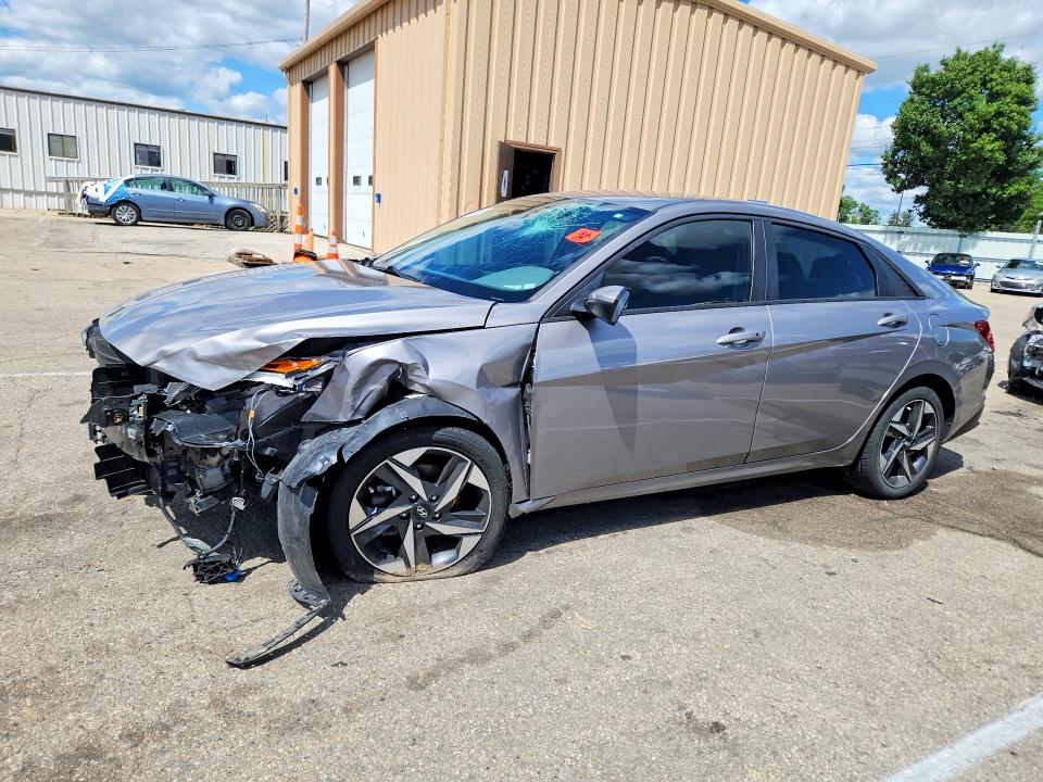 2023 Hyundai Elantra VIN KMHLS4AG2PU501321 COPART salvage auction — FRONT END, Oh - Cert Of Title-Salvage, sold $2,750 on 2026-07-15 (photo 1)