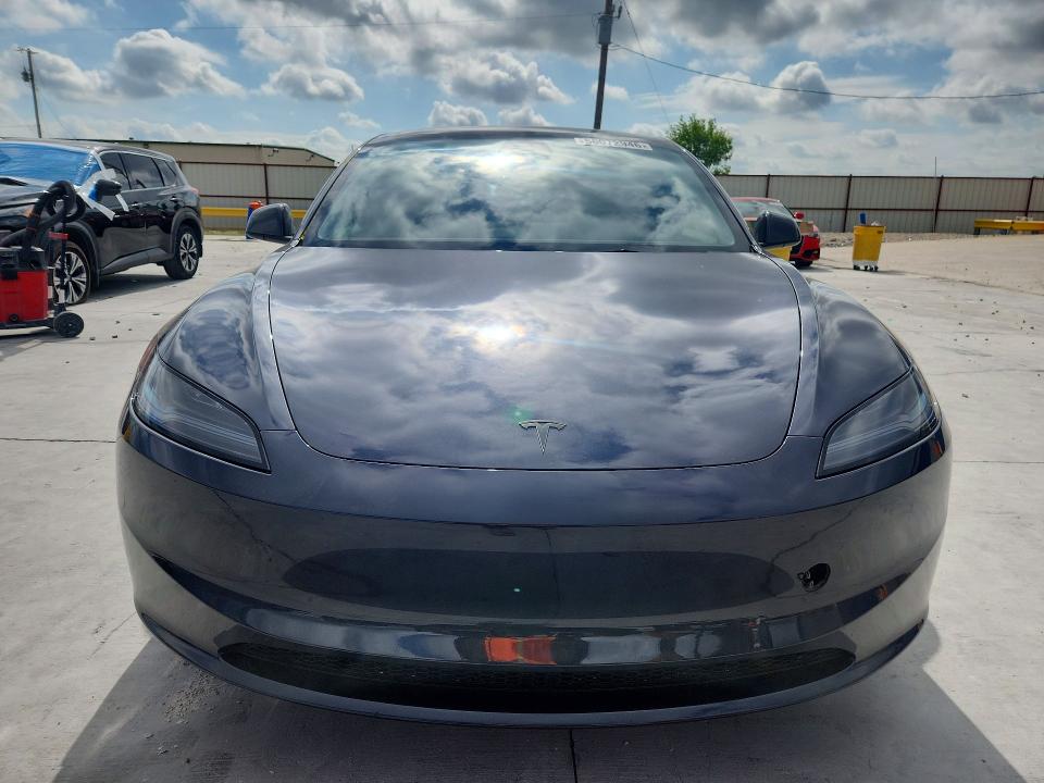 2025 Tesla Model 3 VIN 5YJ3E1EA1SF906605 COPART salvage auction — REAR END, Tx - Certificate Of Title, sold $15,100 on 2026-09-01 (photo 5)