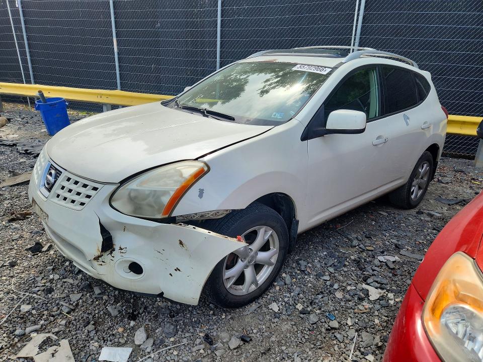 2009 Nissan Rogue VIN JN8AS58V89W439134 COPART salvage auction — FRONT END, Md - Cert Of Salvage > 75% Damage, sold $325 on 2026-07-10 (photo 1)