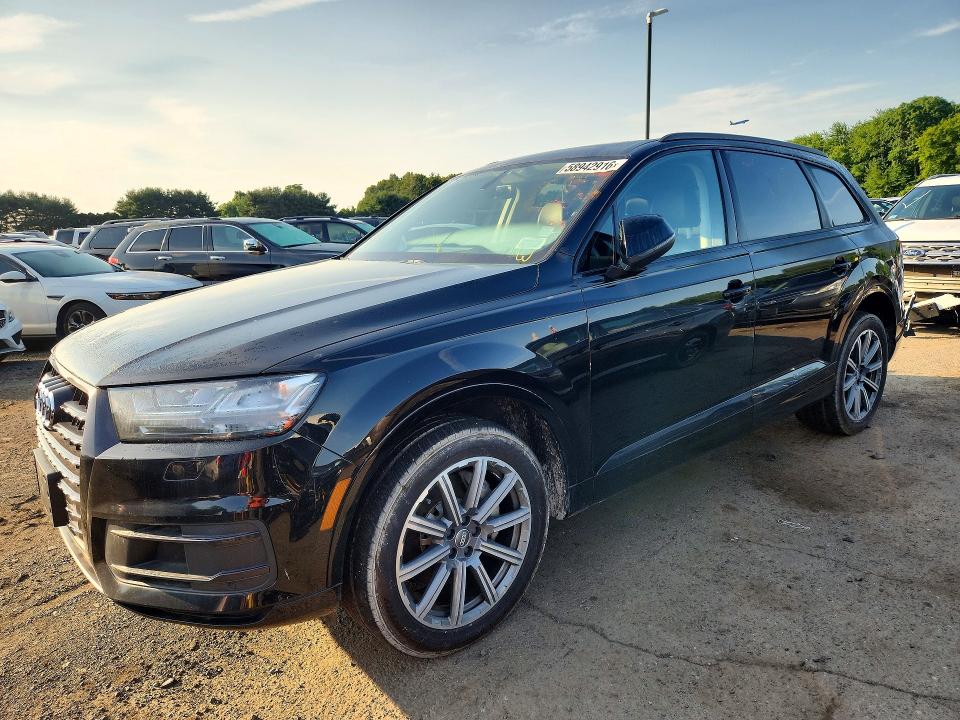 2018 Audi Q7 VIN WA1VAAF70JD018094 — COPART salvage auction photo