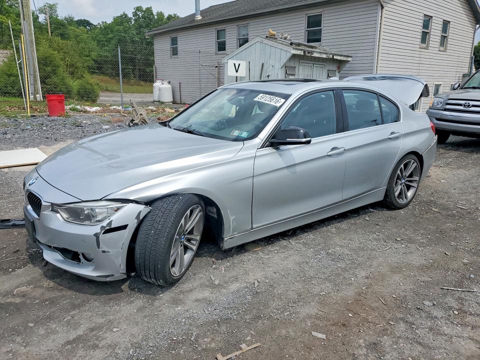2015 BMW 3 series VIN WBA3A5G55FNN66348 COPART salvage auction — REAR END, Pa - Certificate Of Salvage, sold $275 on 2026-07-23 (photo 1)