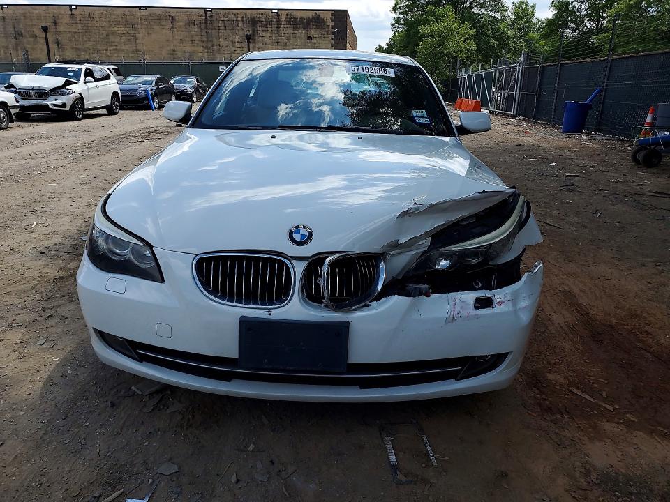 2010 BMW 5 series VIN WBANU5C55AC125071 COPART salvage auction — FRONT END, Md - Cert Of Salvage > 75% Damage, sold $375 on 2026-07-07 (photo 5)