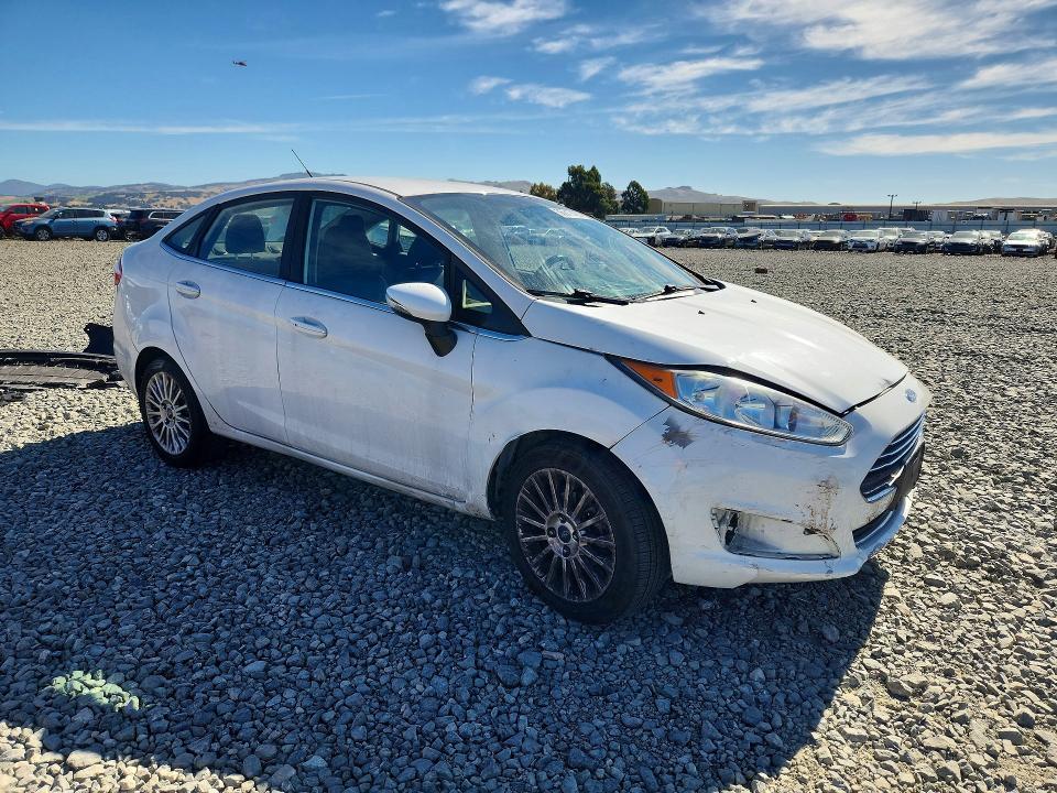 2015 Ford Fiesta VIN 3FADP4CJ4FM139634 COPART salvage auction — FRONT END, Ca - Salvage Certificate, sold $225 on 2026-07-09 (photo 4)