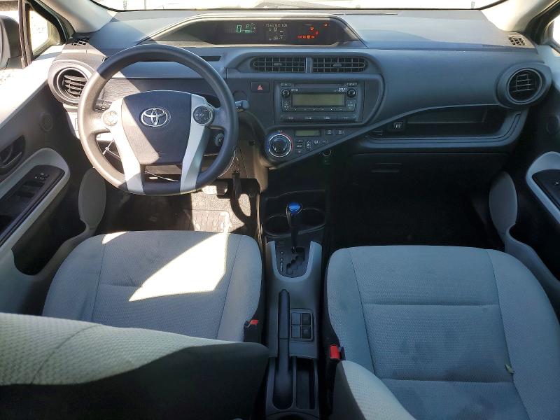 2013 Toyota Prius c VIN JTDKDTB38D1053597 COPART salvage auction — REAR END, Ca - Non-Repairable Vehicle Cert, sold $1,600 on 2026-07-14 (photo 8)