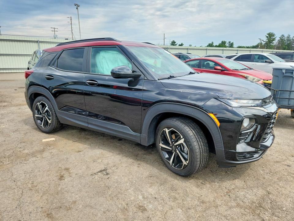2021 Chevrolet Trailblazer VIN KL79MUSL0MB137747 COPART salvage auction — REAR END, Pa - Certificate Of Salvage, sold $4,750 on 2026-07-17 (photo 4)