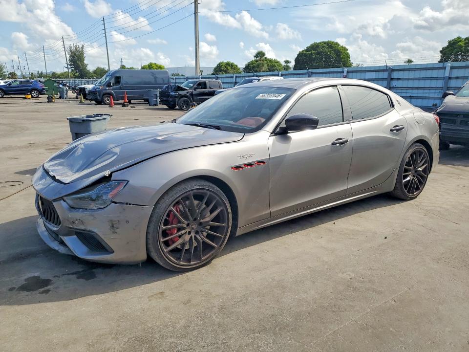 2022 Maserati Ghibli VIN ZAM57ZST1NX399881 COPART salvage auction — FRONT END, Fl - Cert Of Title Slvg Rebuildable, sold $29,500 on 2026-08-03 (photo 1)