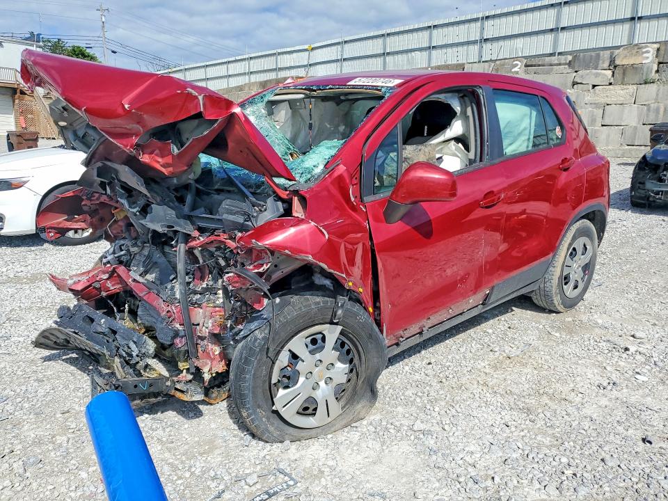 2015 Chevrolet Trax VIN KL7CJKSB9FB171277 COPART salvage auction — FRONT END, KY - CERT OF TITLE-SALVAGE (P), sold $275 on 2026-07-31 (photo 1)