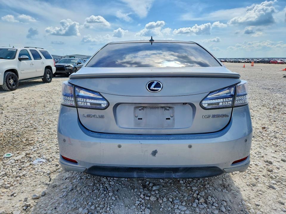 2010 Lexus Hs 250h VIN JTHBB1BA5A2003415 COPART salvage auction — SIDE, TX - SALVAGE VEHICLE TITLE, sold $950 on 2026-07-02 (photo 6)