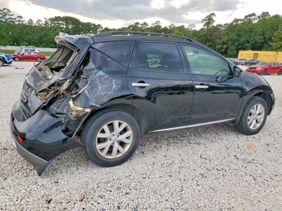 2013 Nissan Murano VIN JN8AZ1MU6DW205097 COPART salvage auction — REAR END, Tx - Salvage Vehicle Title, sold $850 on 2026-07-17 (photo 3)
