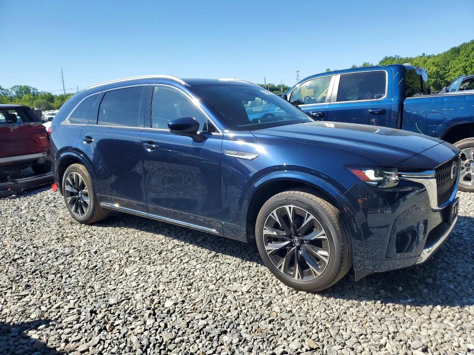2025 Mazda Cx-90 VIN JM3KKDHC7S1215856 COPART salvage auction — REAR END, Ma - Cert Of Title-Salvage, sold $11,000 on 2026-07-22 (photo 4)