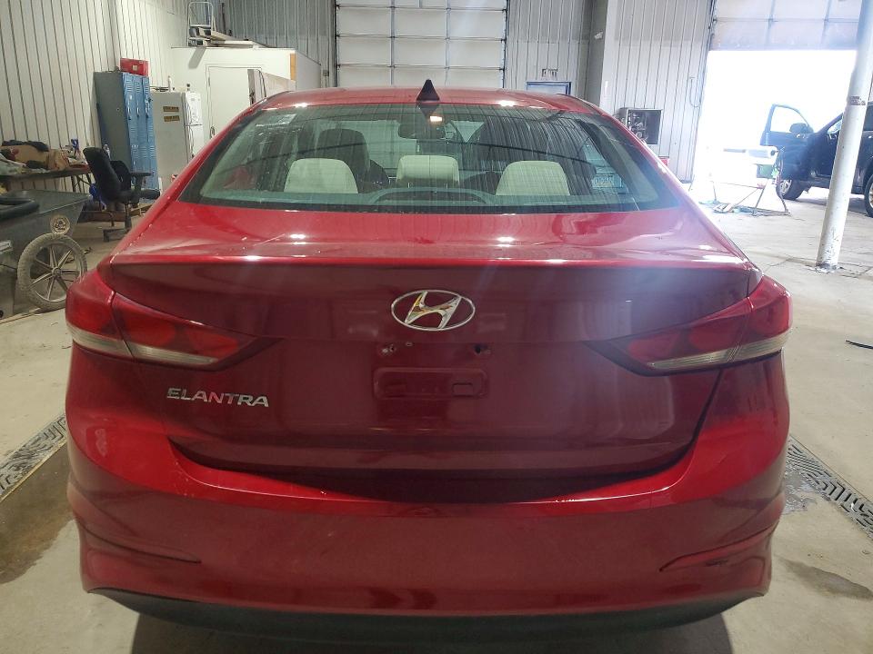 2017 Hyundai Elantra VIN KMHD84LF0HU238691 COPART salvage auction — MINOR DENT/SCRATCHES, Pa - Cert Of Salvage-R=Reconstructe (P), sold $4,200 on 2026-07-15 (photo 6)
