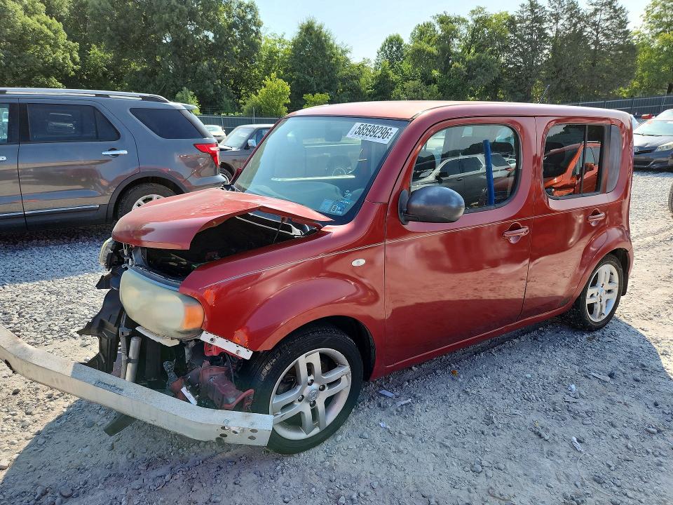 2011 Nissan Cube VIN JN8AZ2KR4BT202900 COPART salvage auction — FRONT END, Tn - Salvage Certificate, sold $525 on 2026-07-16 (photo 1)