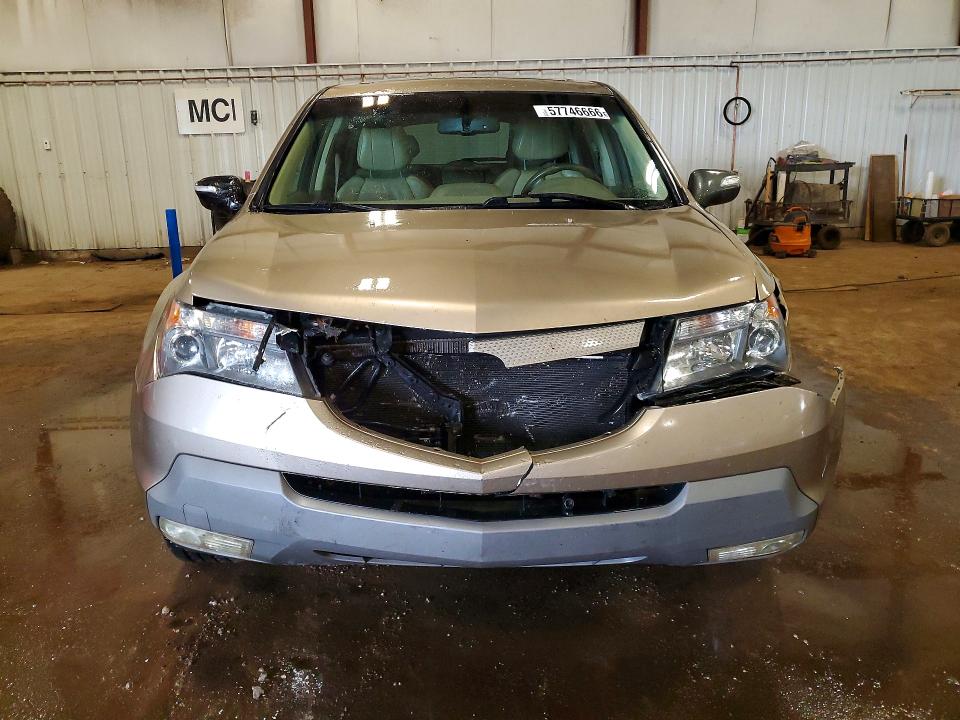 2008 Acura Mdx VIN 2HNYD28328H529050 COPART salvage auction — FRONT END, Mi - Cert Of Title-Rebuilt Salvage, sold $200 on 2026-07-31 (photo 5)