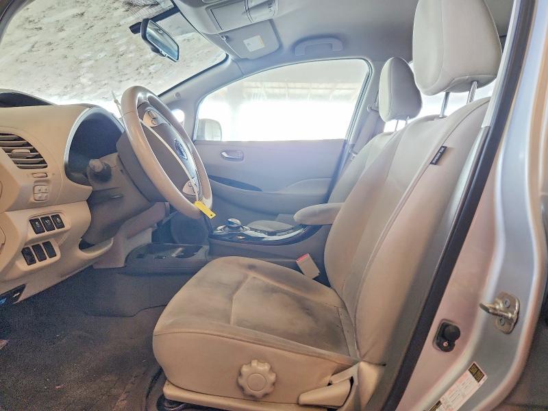 2012 Nissan Leaf VIN JN1AZ0CP3CT024429 COPART salvage auction — REAR END, Mt - Dis/Dlr/Exp Only Clean Title, sold $125 on 2026-07-11 (photo 7)