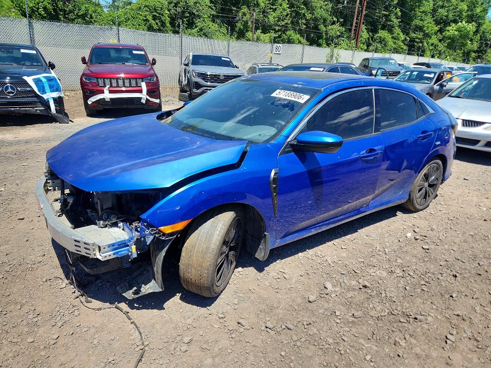 2018 Honda Civic VIN SHHFK7H54JU235757 COPART salvage auction — FRONT END, Pa - Certificate Of Salvage, sold $3,800 on 2026-07-06 (photo 1)