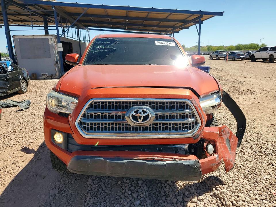 2017 Toyota Tacoma VIN 3TMCZ5ANXHM101131 COPART salvage auction — FRONT END, Az - Cert Of Title - Salvage, sold $10,200 on 2026-07-09 (photo 5)