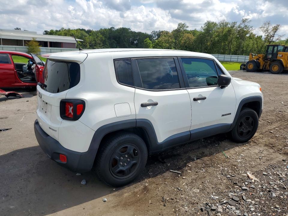 2018 Jeep Renegade VIN ZACCJBAB3JPH15307 COPART salvage auction — MINOR DENT/SCRATCHES, GA - CERTIFICATE OF TITLE, sold $10 on 2026-07-23 (photo 3)