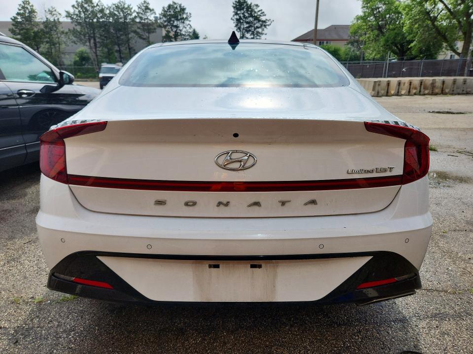 2023 Hyundai Sonata VIN KMHL34J27PA284366 COPART salvage auction — SIDE, Il - Salvage Certificate, sold $7,300 on 2026-07-15 (photo 6)