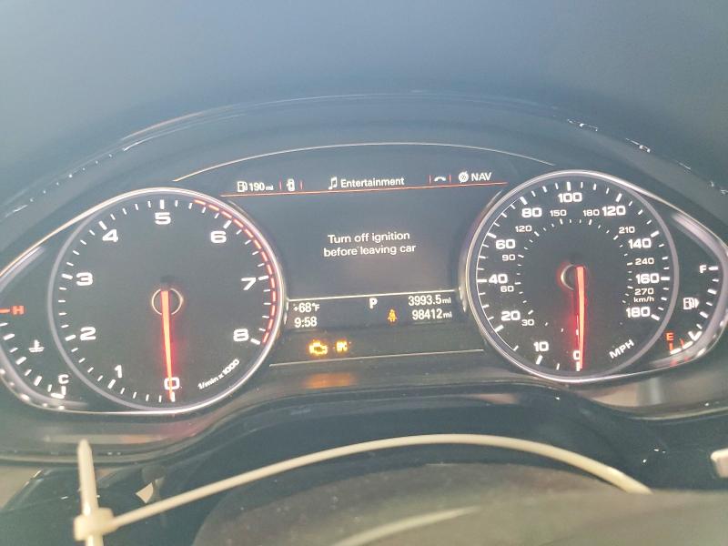 2014 Audi A8 VIN WAUR2AFD6EN007012 COPART salvage auction — MECHANICAL, Mt - Certificate Of Title, sold $2,150 on 2026-07-15 (photo 9)