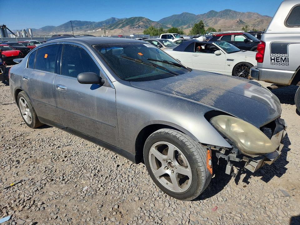 2004 Infiniti G35 VIN JNKCV51E44M612656 COPART salvage auction — FRONT END, UT - SALVAGE CERTIFICATE, sold $150 on 2026-07-31 (photo 4)