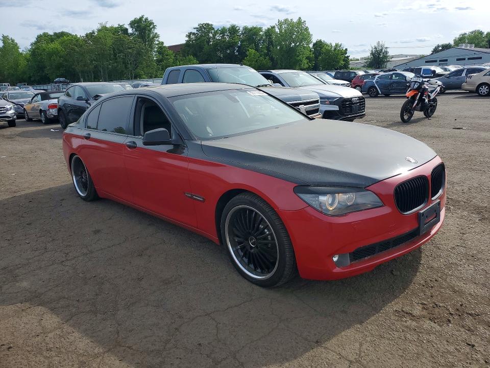 2012 BMW 7 series VIN WBAKC8C54CC434718 COPART salvage auction — MINOR DENT/SCRATCHES, Ct - Certificate Of Title, sold $1,000 on 2026-07-02 (photo 4)