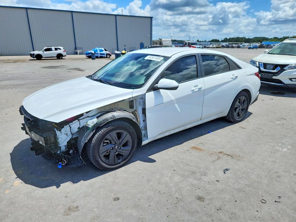 2021 Hyundai Elantra VIN KMHLM4AJ6MU011840 COPART salvage auction — FRONT END, Fl - Cert Of Title Slvg Rebuildable, sold $6,300 on 2026-07-13 (photo 1)