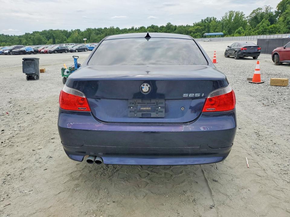 2006 BMW 5 series VIN WBANE53566CK84783 COPART salvage auction — MECHANICAL, Sc - Certificate Of Title, sold $600 on 2026-07-06 (photo 6)