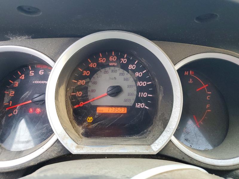 2006 Toyota Tacoma VIN 5TEUX42N46Z212504 COPART salvage auction — REAR END, Vt - Certificate Of Title, sold $3,950 on 2026-07-03 (photo 9)