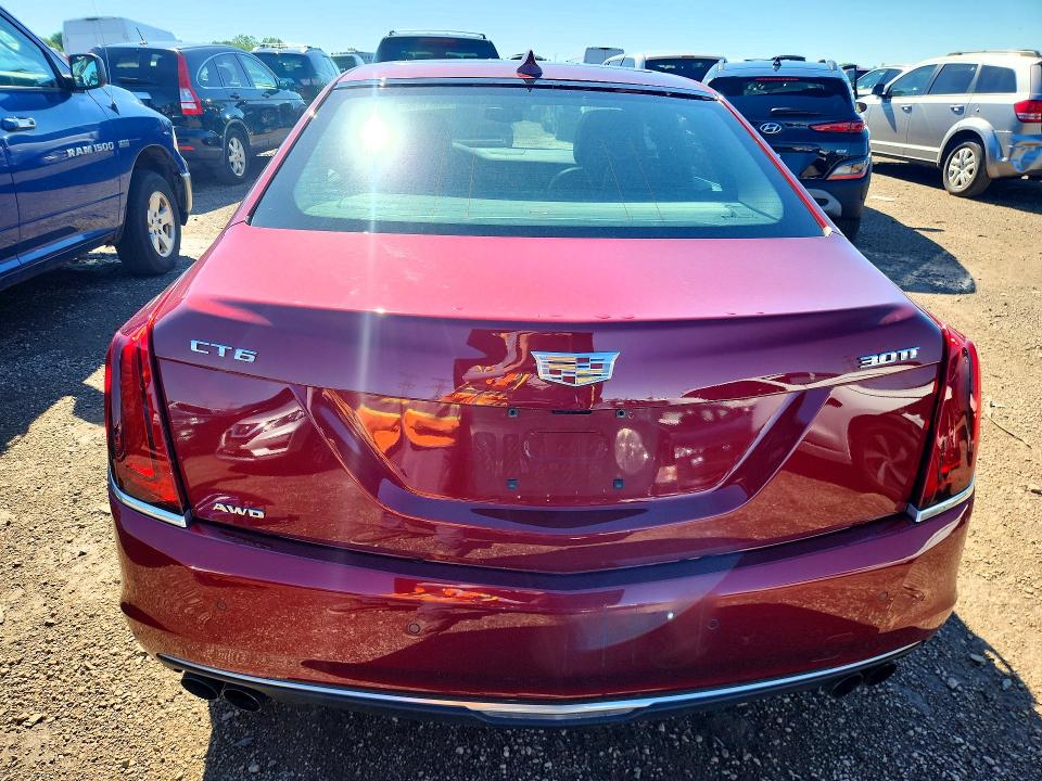 2017 Cadillac Ct6 VIN 1G6KH5R60HU148906 COPART salvage auction — SIDE, Il - Salvage Certificate, sold $9,000 on 2026-07-14 (photo 6)