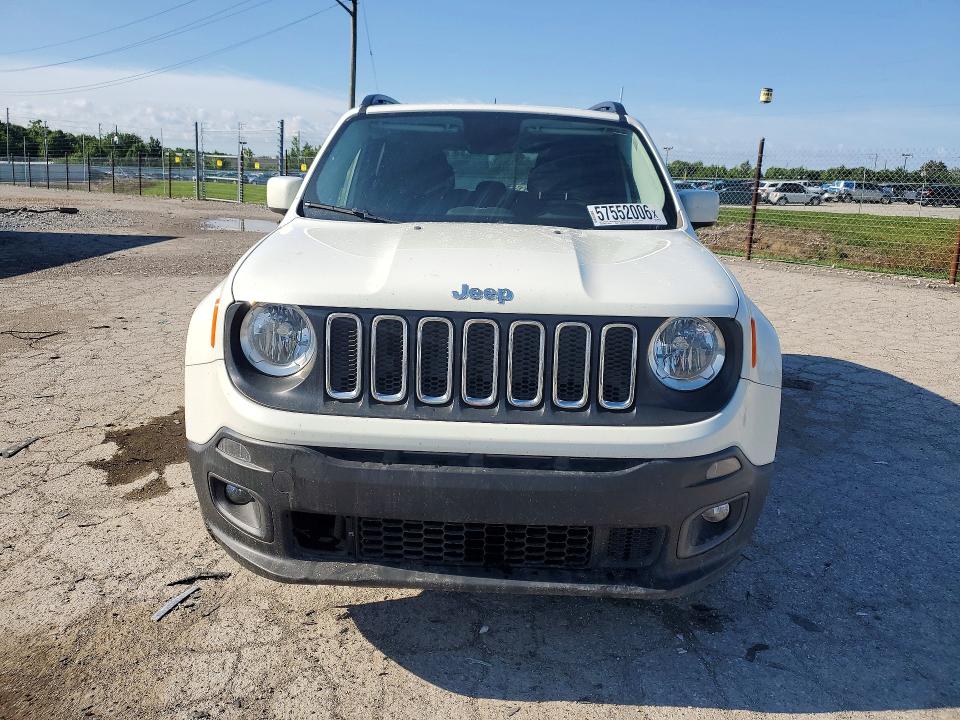 2016 Jeep Renegade VIN ZACCJBBT9GPC57501 COPART salvage auction — REAR END, In - Cert Of Title-Salvage Title, sold $2,550 on 2026-07-31 (photo 5)