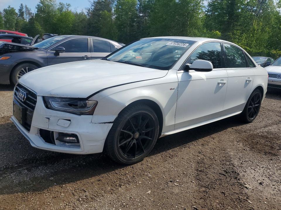2016 Audi A4 VIN WAUFFCFLXGN014008 COPART salvage auction — FRONT END, On - Permit No Brand - Unfit, sold $3,150 on 2026-07-14 (photo 1)