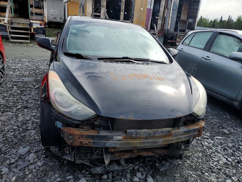 2013 Hyundai Elantra VIN 5NPDH4AEXDH187073 COPART salvage auction — FRONT END, Qc - Gravement Accidente, sold $725 on 2026-07-28 (photo 5)