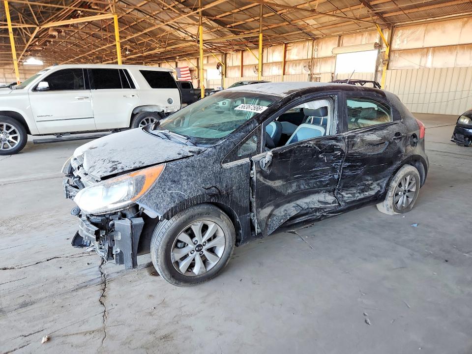 2017 Kia Rio VIN KNADN5A30H6027701 COPART salvage auction — FRONT END, Az - Certificate Of Title (P), sold $700 on 2026-07-13 (photo 1)