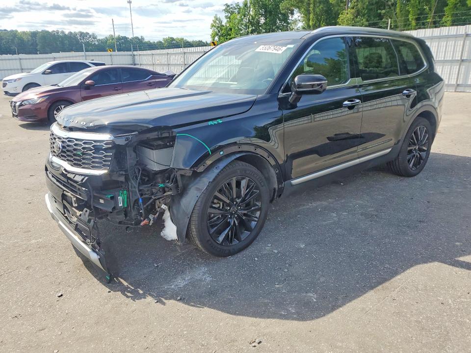 2021 Kia Telluride VIN 5XYP5DHC9MG103178 COPART salvage auction — FRONT END, Nc - Salvage Certificate Of Title, sold $2,900 on 2026-07-28 (photo 1)