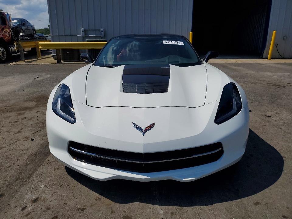 2017 Chevrolet Corvette stingray VIN 1G1YJ2D78H5107338 COPART salvage auction — WATER/FLOOD, Fl - Cert Of Title-Slvg Rebld Flood (P), sold $23,300 on 2026-07-07 (photo 5)