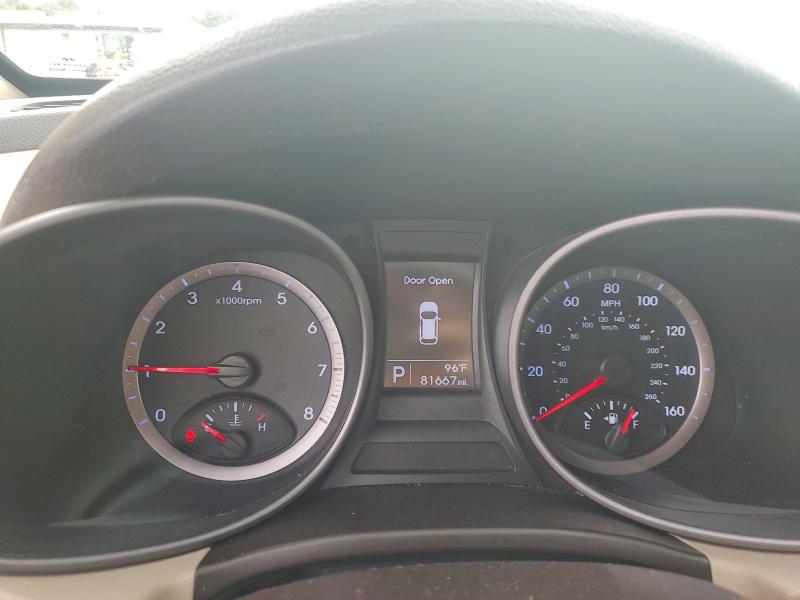 2015 Hyundai Santa fe VIN 5XYZT3LB5FG245506 COPART salvage auction — FRONT END, Fl - Cert Of Title Slvg Rebuildable, sold $2,650 on 2026-07-06 (photo 9)