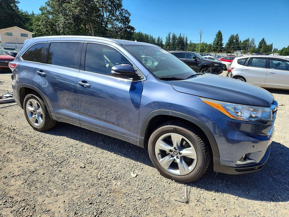2016 Toyota Highlander VIN 5TDYKRFH8GS180771 COPART salvage auction — SIDE, Wa - Bill Of Sale, sold $7,400 on 2026-07-07 (photo 4)