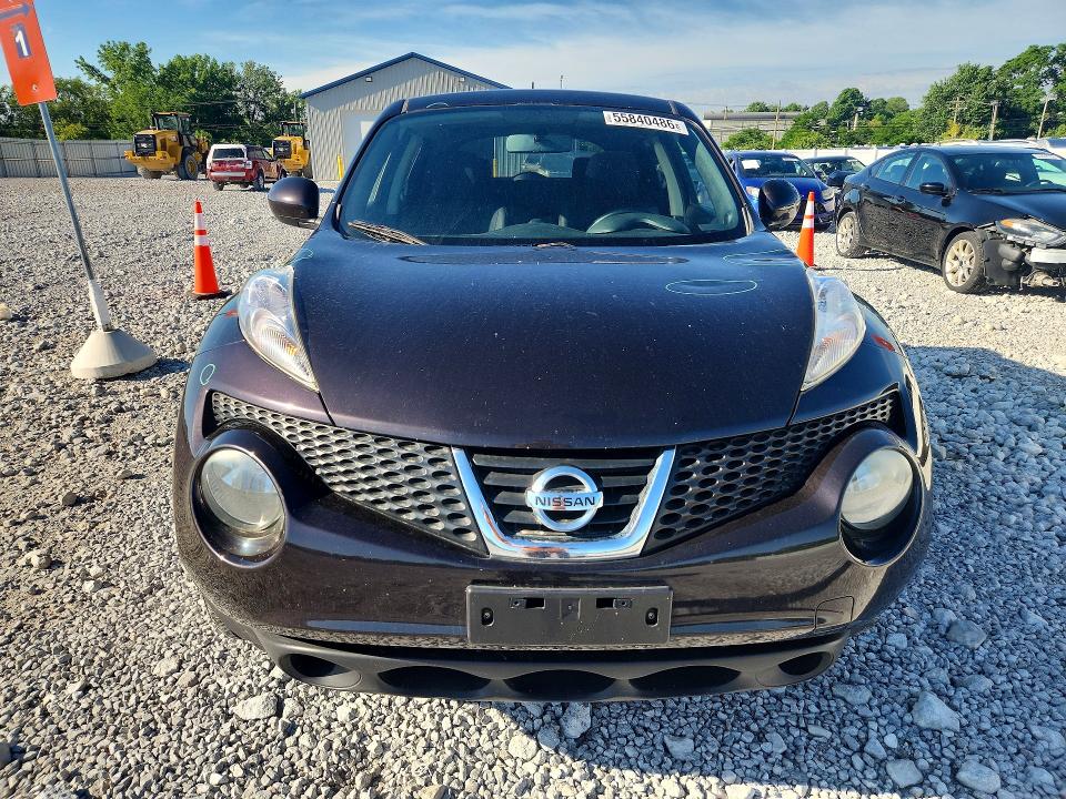 2014 Nissan Juke VIN JN8AF5MV1ET359485 COPART salvage auction — FRONT END, Oh - Cert Of Title-Salvage, sold $500 on 2026-07-07 (photo 5)