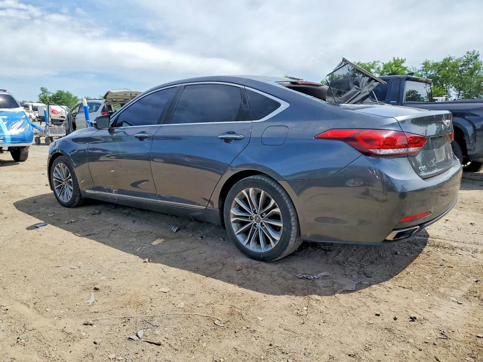 2017 Genesis G80 VIN KMHGN4JE5HU199919 COPART salvage auction — VANDALISM, Md - Cert Of Salvage > 75% Damage, sold $225 on 2026-07-21 (photo 2)