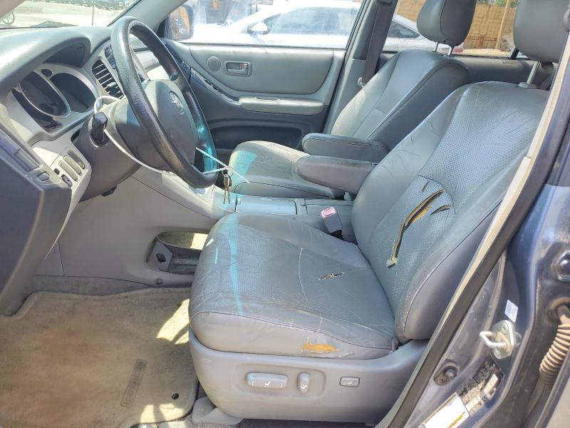 2004 Toyota Highlander VIN JTEGP21A640017125 COPART salvage auction — FRONT END, Sc - Cert Of Title-Salvage, sold $800 on 2026-07-17 (photo 7)