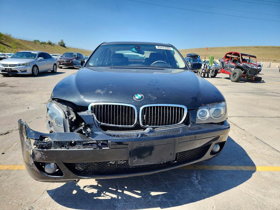 2008 BMW 7er VIN WBAHN83568DT85849 COPART salvage auction — FRONT END, Co - Salvage Title, sold $300 on 2026-07-27 (photo 5)