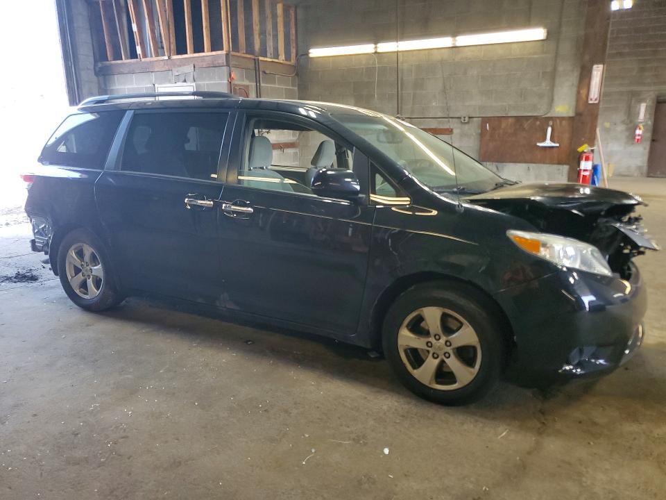 2014 Toyota Sienna VIN 5TDKK3DC5ES405669 COPART salvage auction — FRONT END, Ny - Mv-907A Salvage Certificate, sold $1,550 on 2026-07-13 (photo 4)