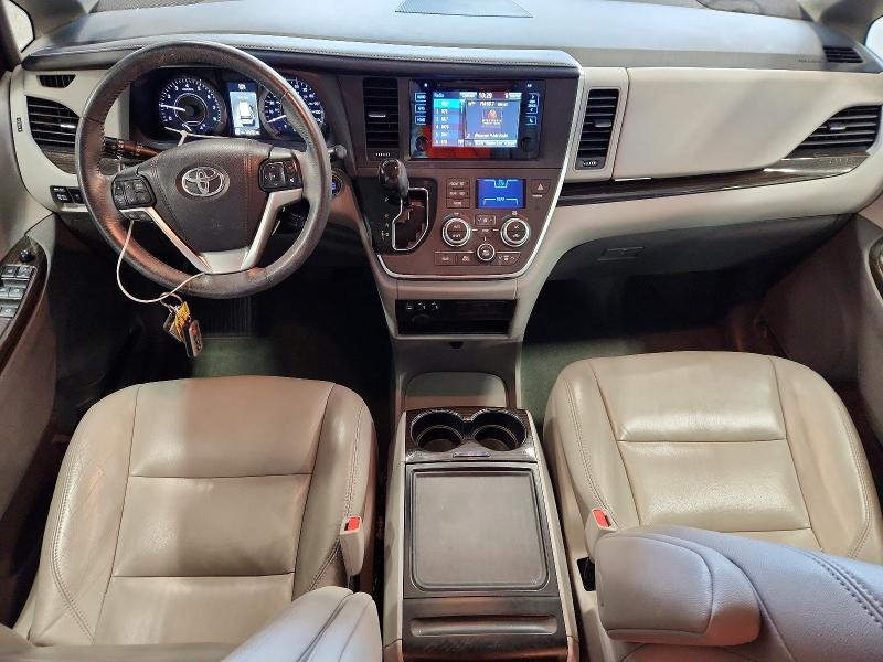 2017 Toyota Sienna VIN 5TDYZ3DC7HS872442 COPART salvage auction — HAIL, Salvage Title, sold $15,700 on 2026-07-14 (photo 8)