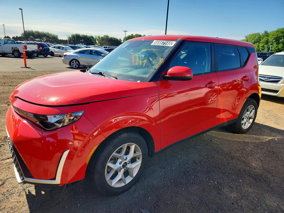 2024 Kia Soul VIN KNDJ23AU7R7239146 COPART salvage auction — FRONT END, Ct - Cert Of Title-Salvage, sold $2,350 on 2026-07-02 (photo 1)