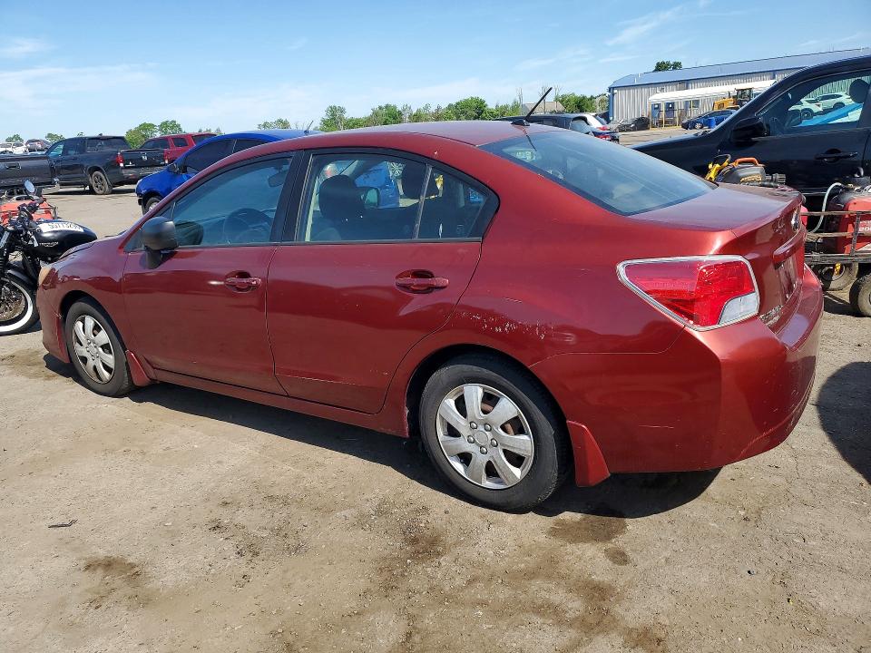 2012 Subaru Impreza VIN JF1GJAA65CH013052 COPART salvage auction — FRONT END, Pa - Cert Of Title (P), sold $1,100 on 2026-07-02 (photo 2)