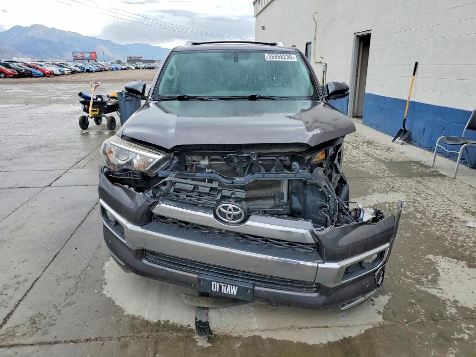 2017 Toyota 4runner VIN JTEBU5JR8H5435592 COPART salvage auction — FRONT END, UT - CERTIFICATE OF TITLE, sold $5,400 on 2026-07-23 (photo 5)